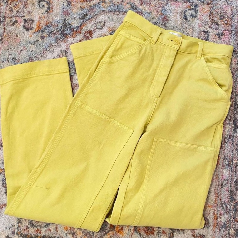 Yellow Panel Pants